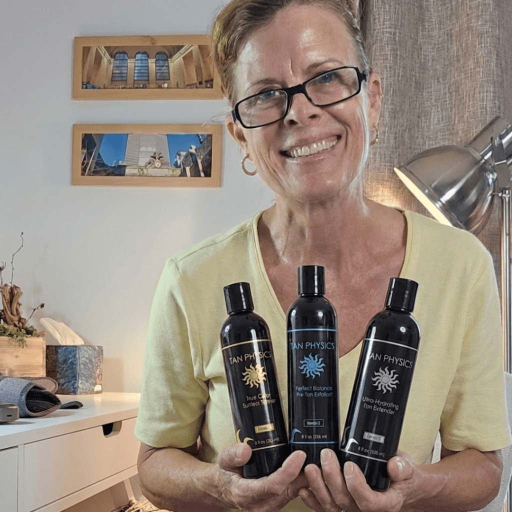 Self-tanning result from a customer in Sarasota, Florida