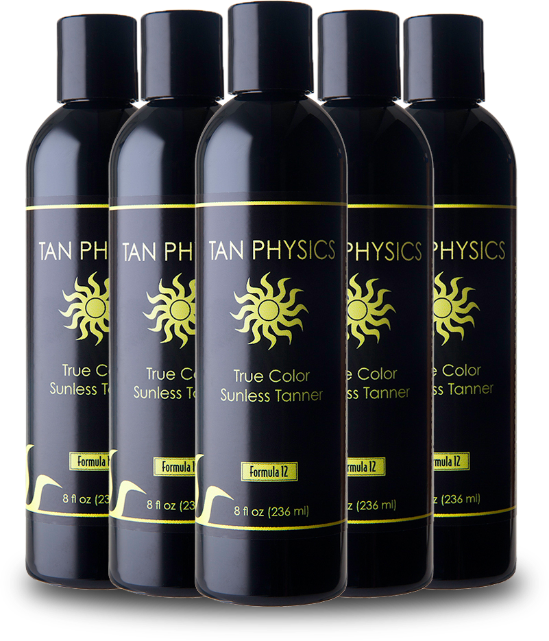 5 Bottles of Tan Physics True Color